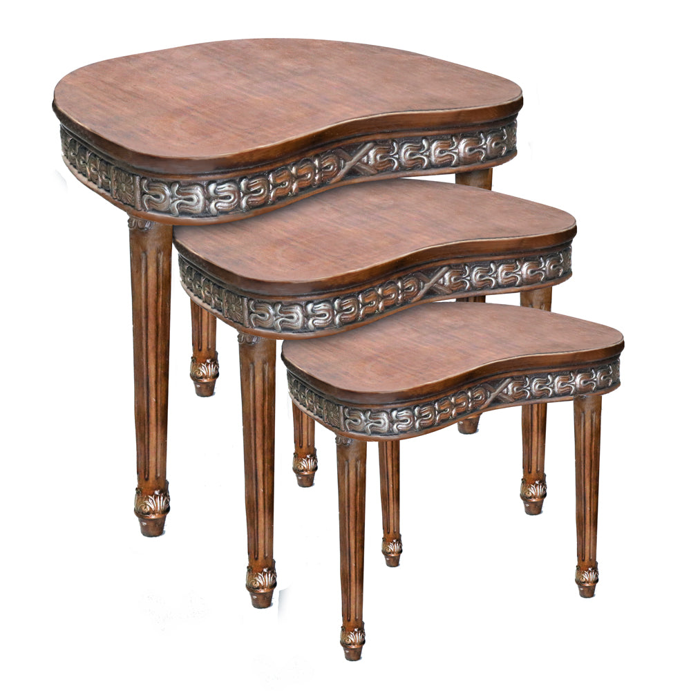 Caspian Kidney Italian Nesting Tables S323ET-1