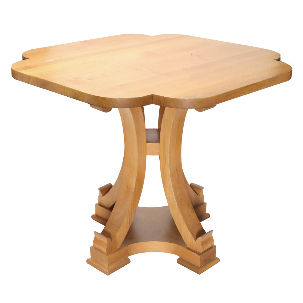 Cloverleaf French Transitional Accent Table