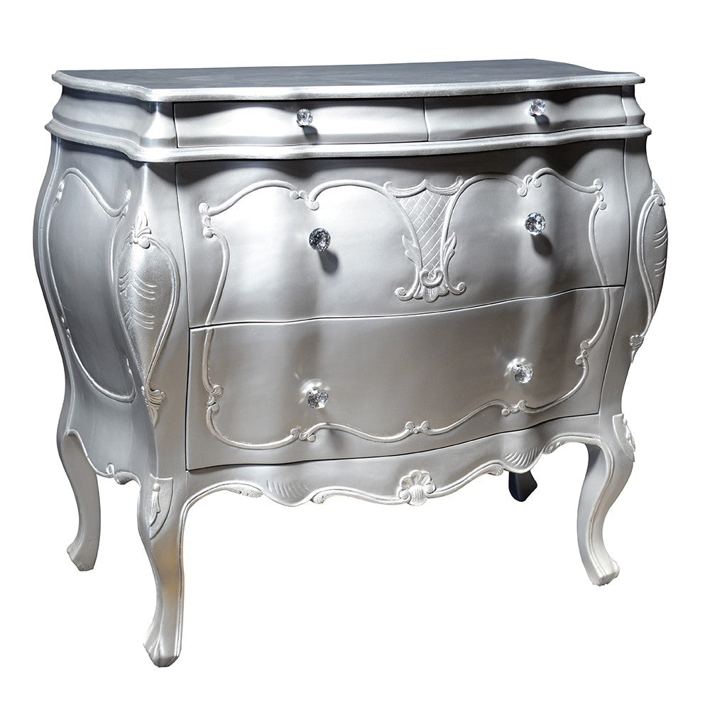 Louis XVII Bombay Chest Nightstand Furniture