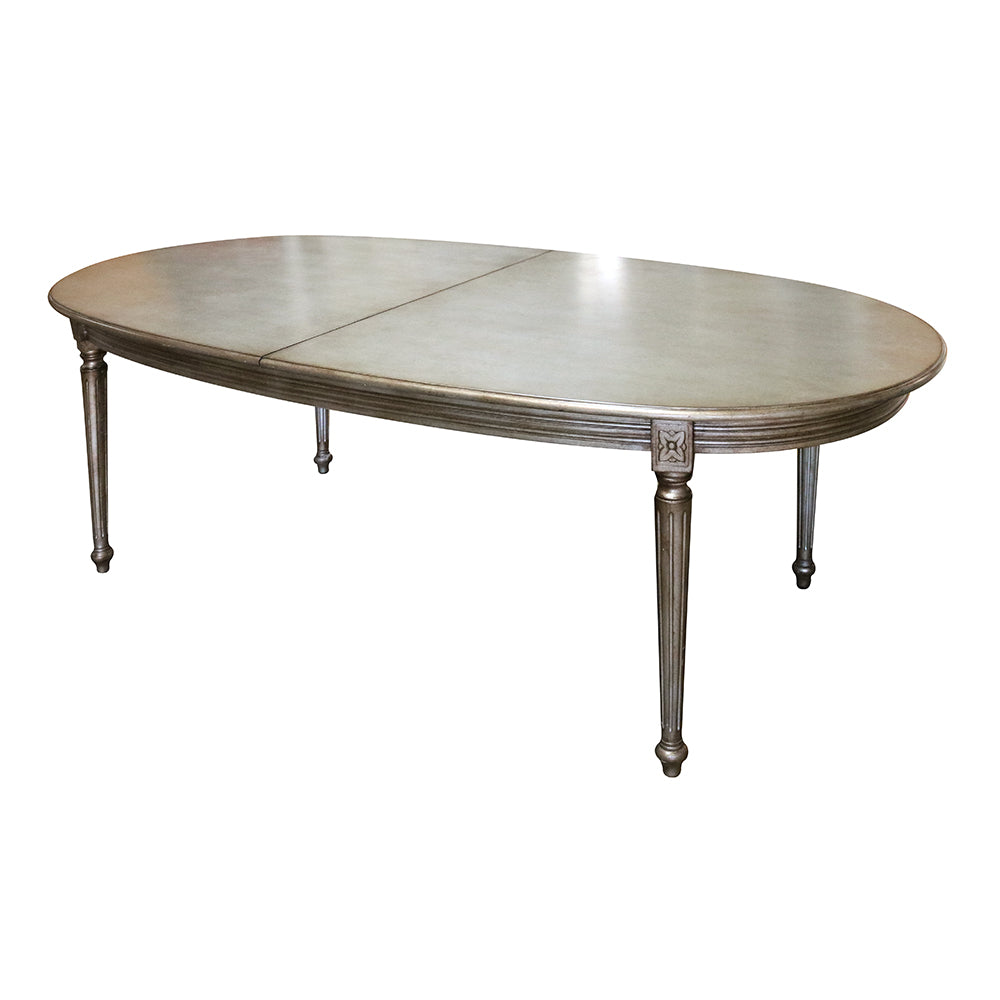 Louis XVI Extendable Oval Wood Top Table