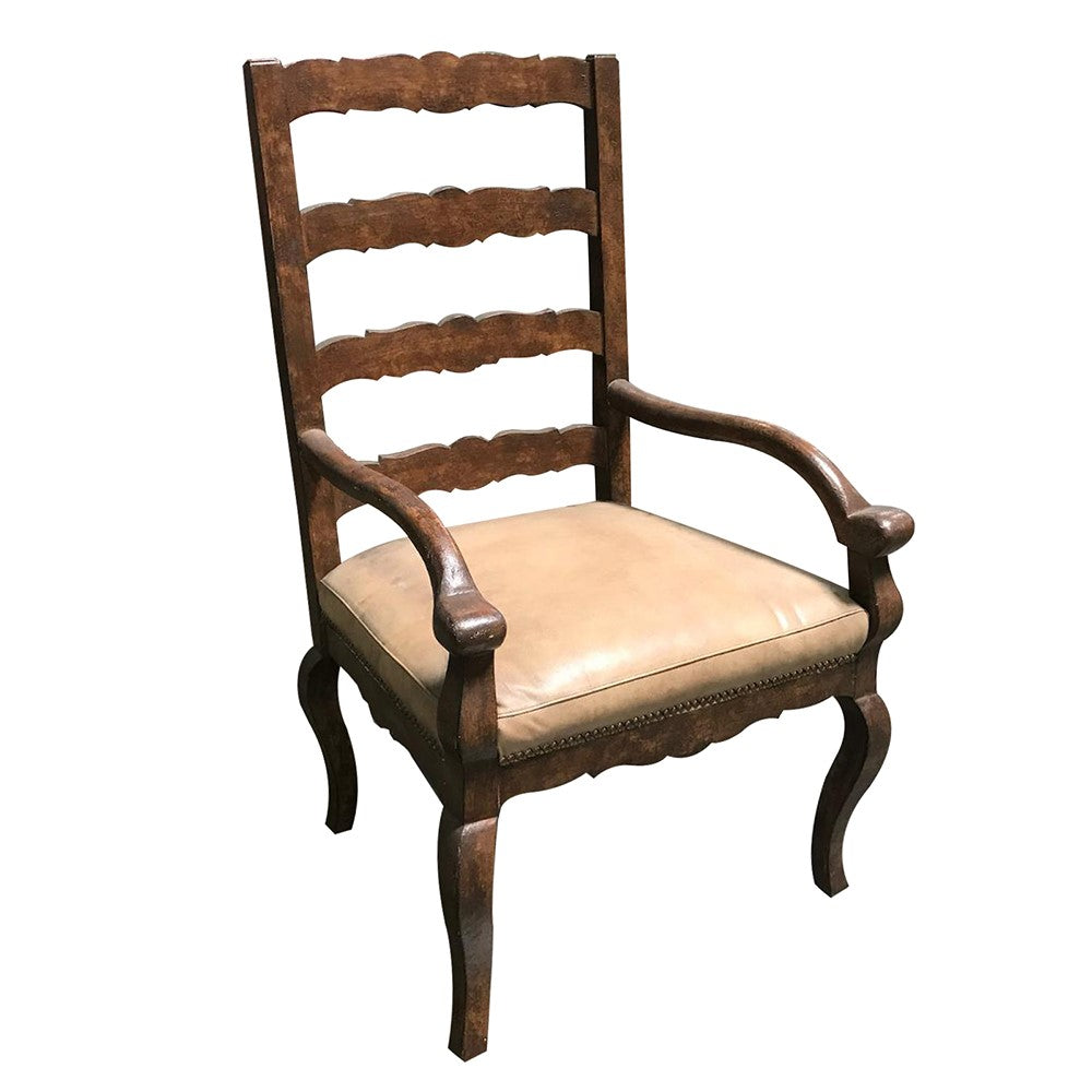 Milano Ladder Back Country Arm Chair