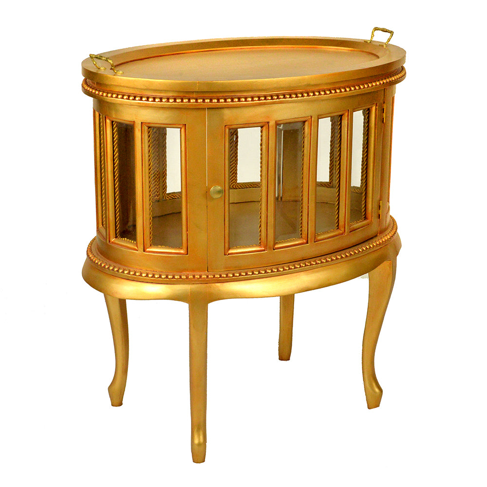 Victorian Showcase with Removable Tray