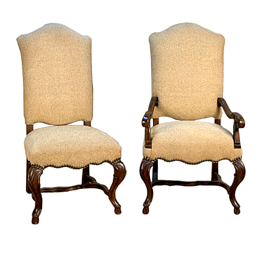 Bologna Louis X Side and Arm Chair