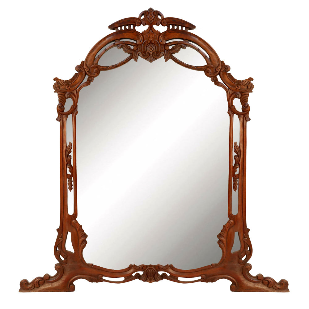 Mid-19th Century Traditional Carved Accent Mirror