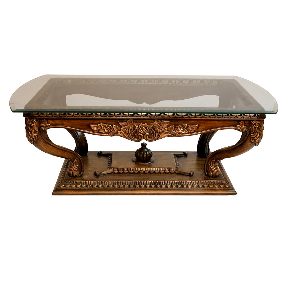Bahar Glass Top Coffee Table