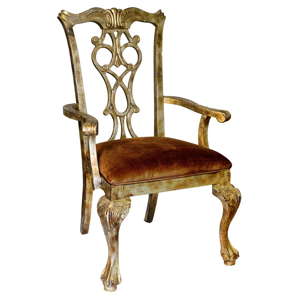 Milan Chippendale Arm Chair