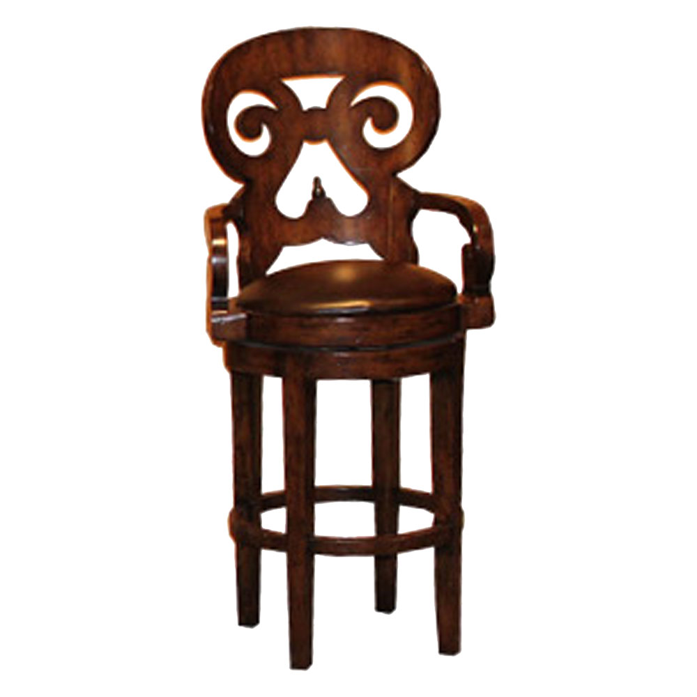 Louis X French Barstool Transitional Furniture