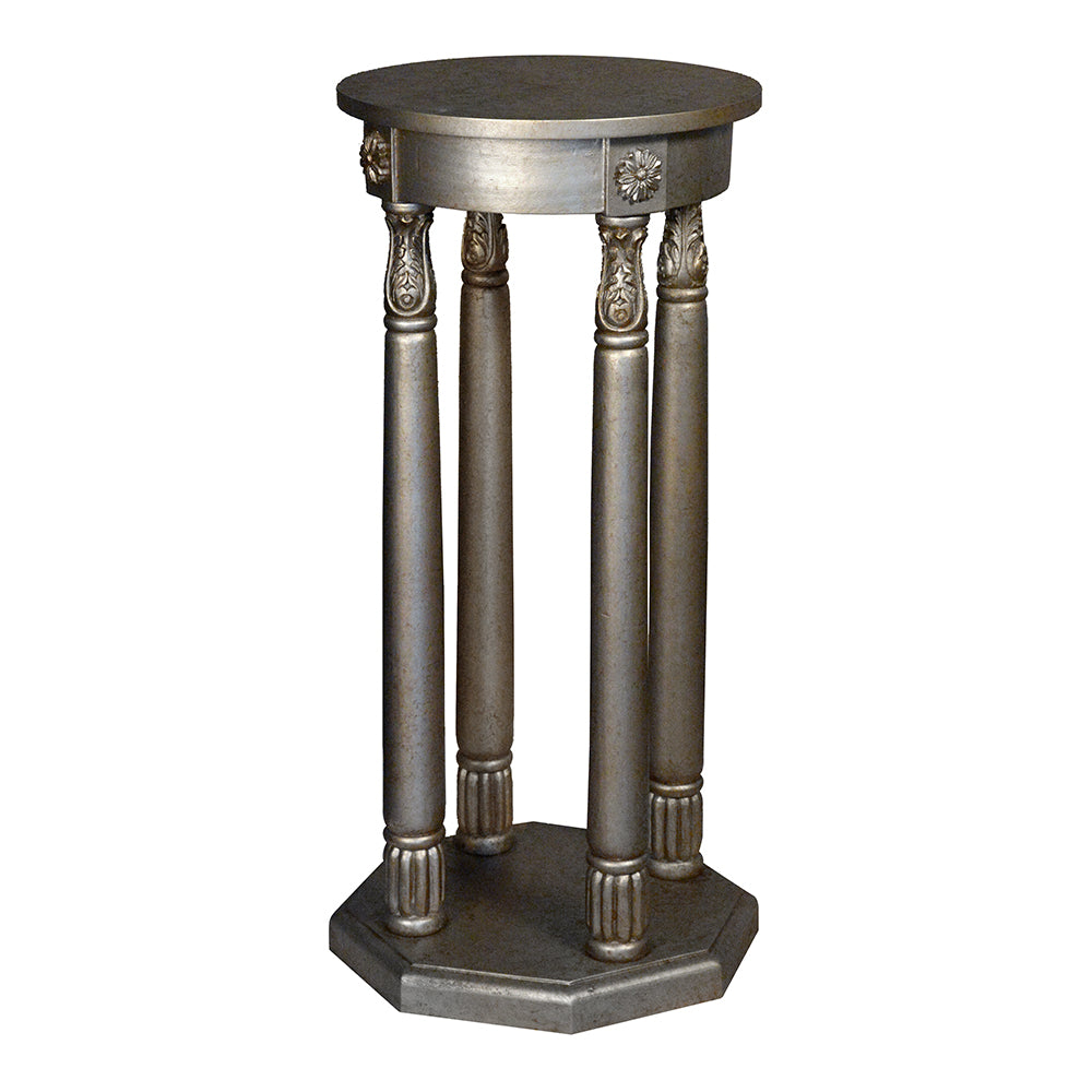 Plant Stand Silver Transitional Furniture P102A