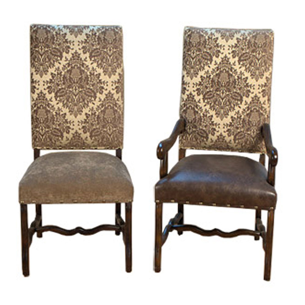 Ana Tuscan Hill Arm and Side Chair