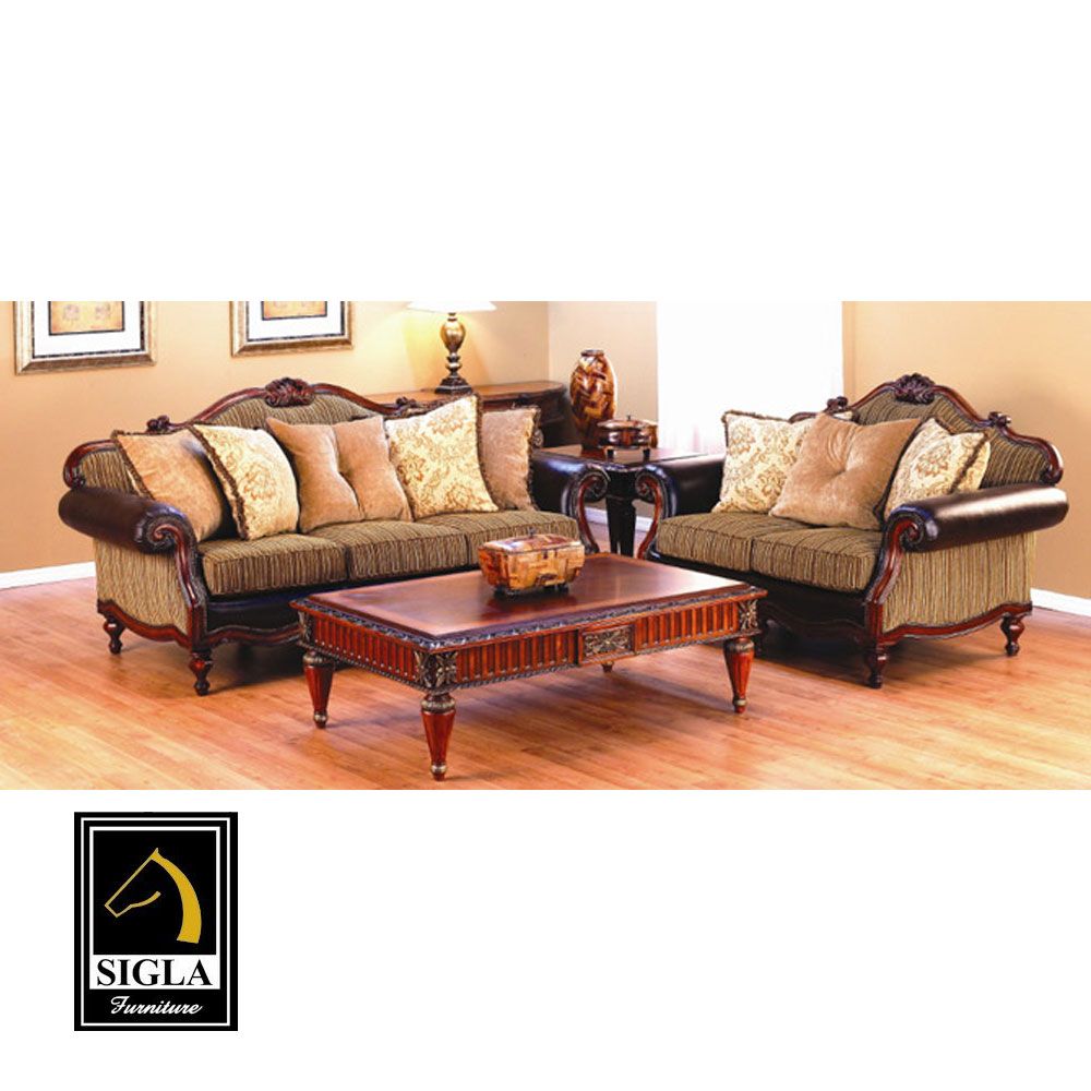 The Zeus Traditional Sofa Set