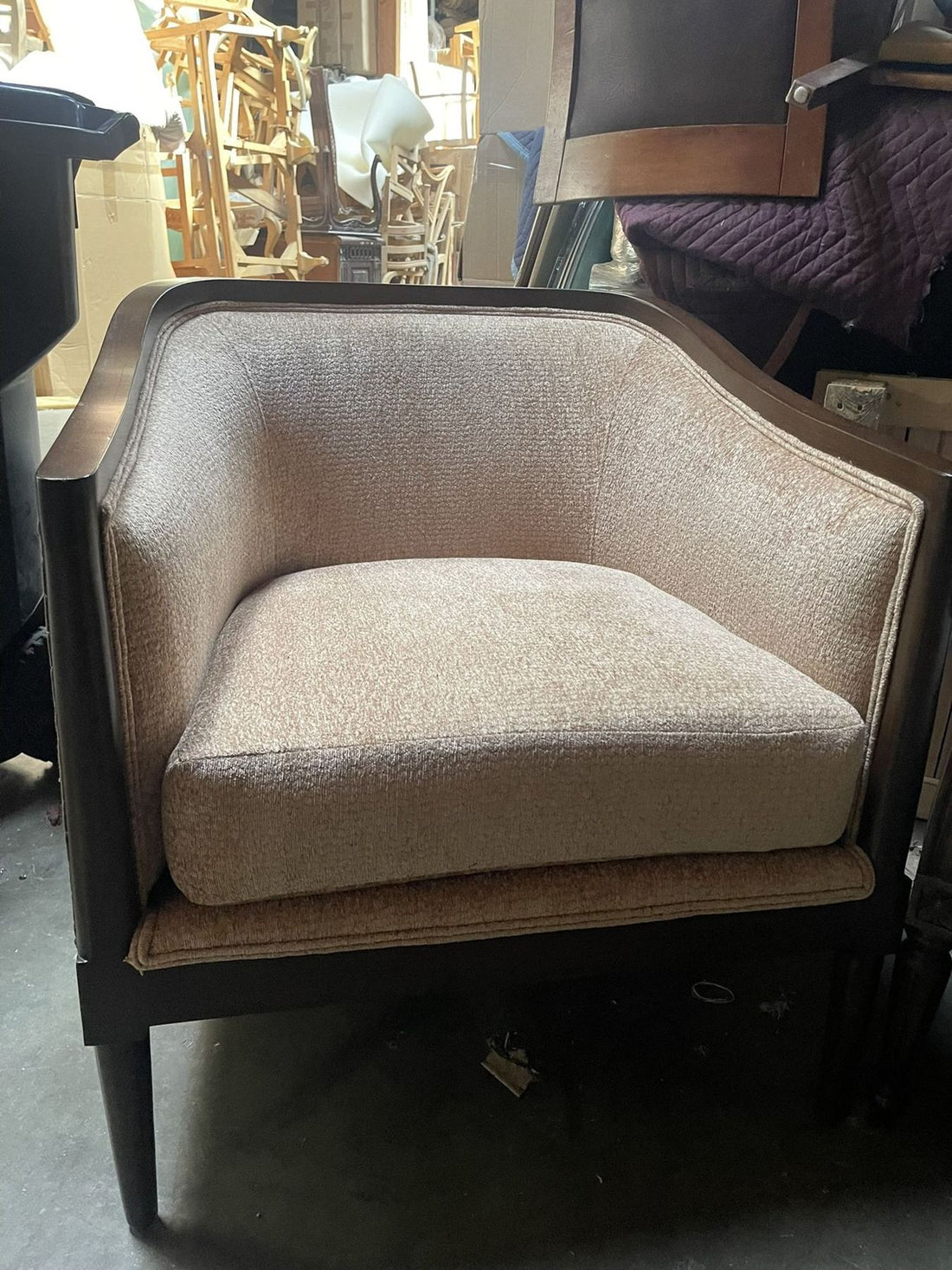 Lounge chairs, desk chairs, storage ottomans and settees for a commercial project