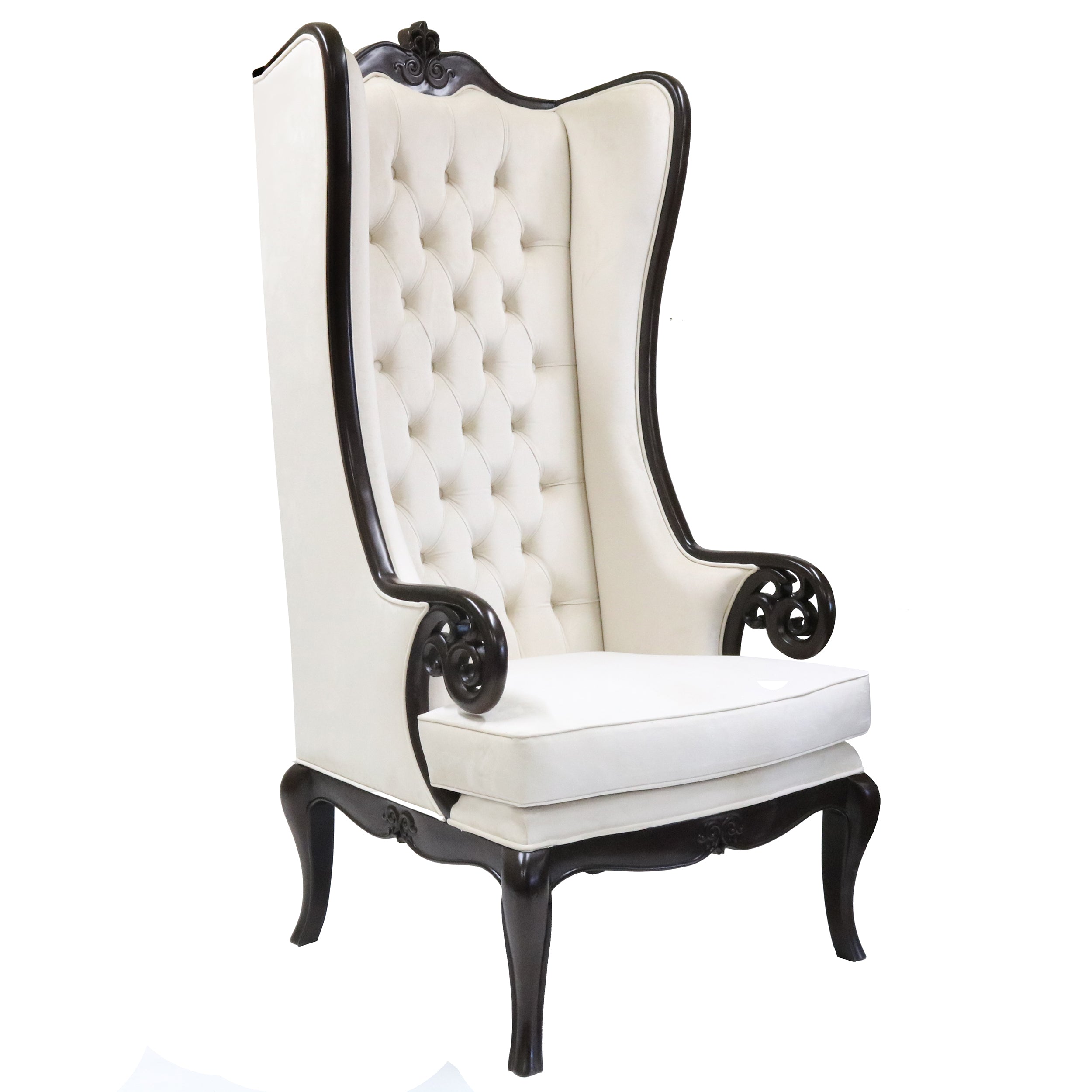 A Verona High-Back Throne Lounge Chair