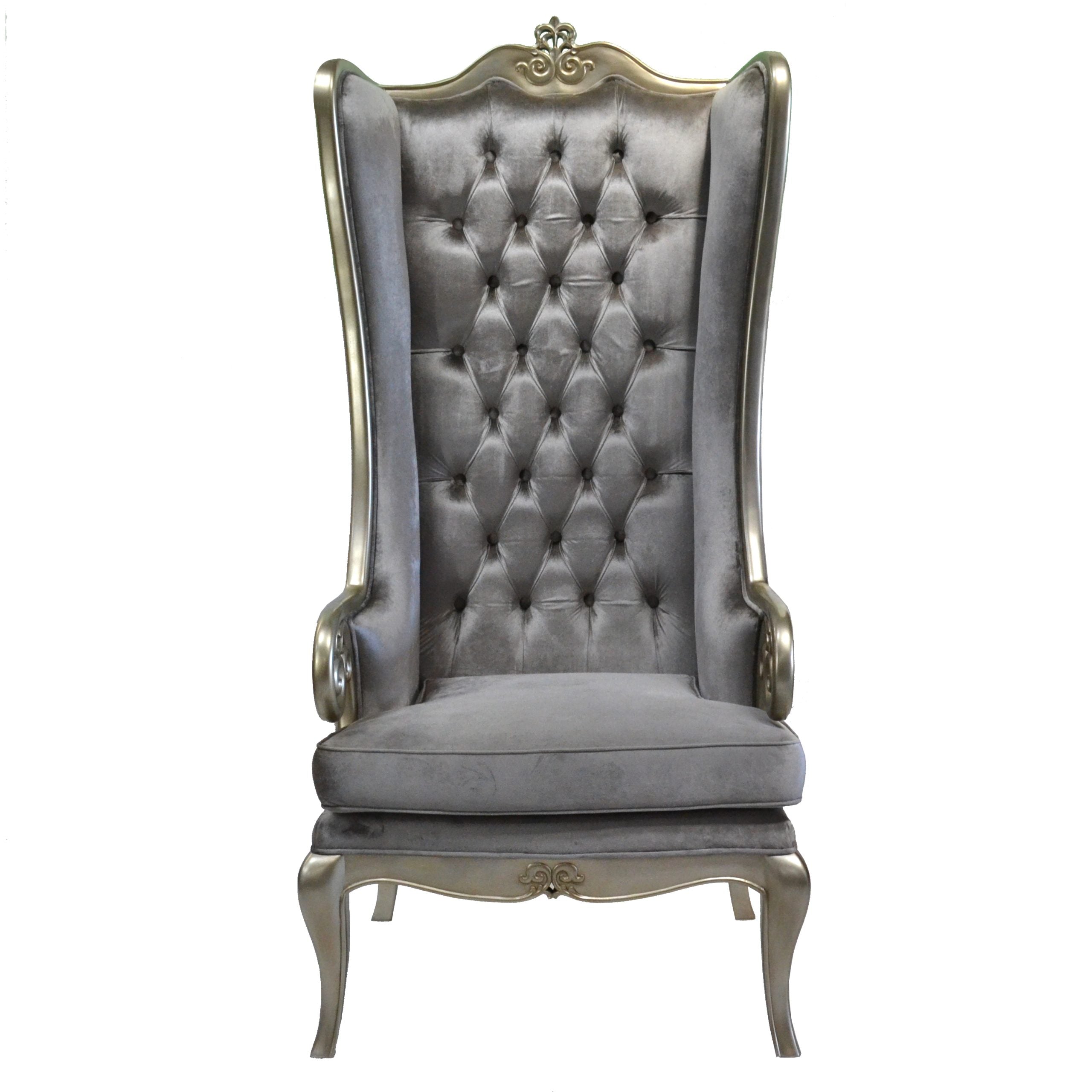 A Verona High-Back Throne Lounge Chair
