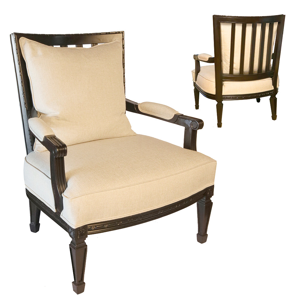 Sorrento Linear Transitional Lounge Chair S417LC-1