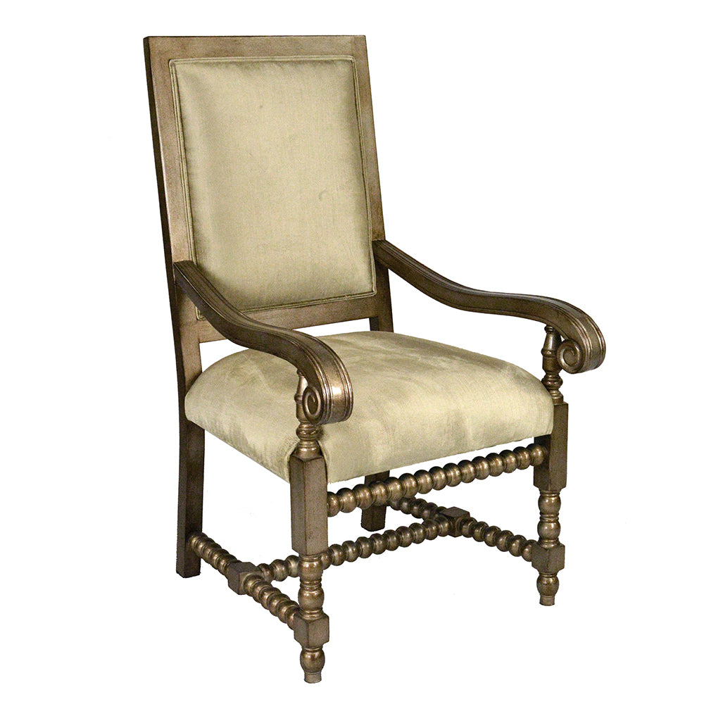Barley Bobbin Twister Arm Chair
