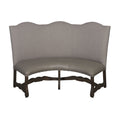 Curved Banquette Loveseat Settee