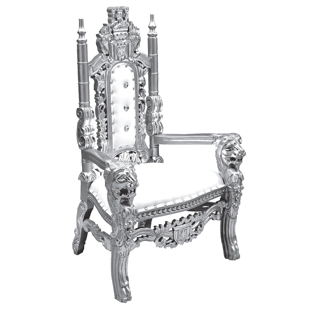 Throne King Junior Lounge Chair White Furniture