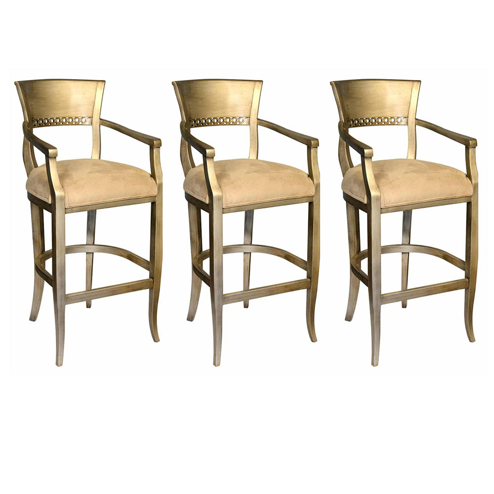 Italian Biedermeier Arm Barstool Furniture