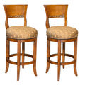 Italian Swivel Biedermeier Barstool Furniture
