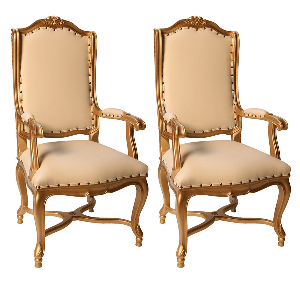 Italian Traditional Wing Back Arm Chair