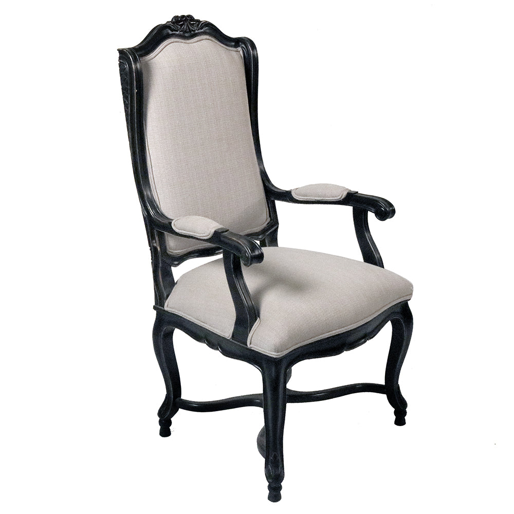 Italian Traditional Wing Back Arm Chair