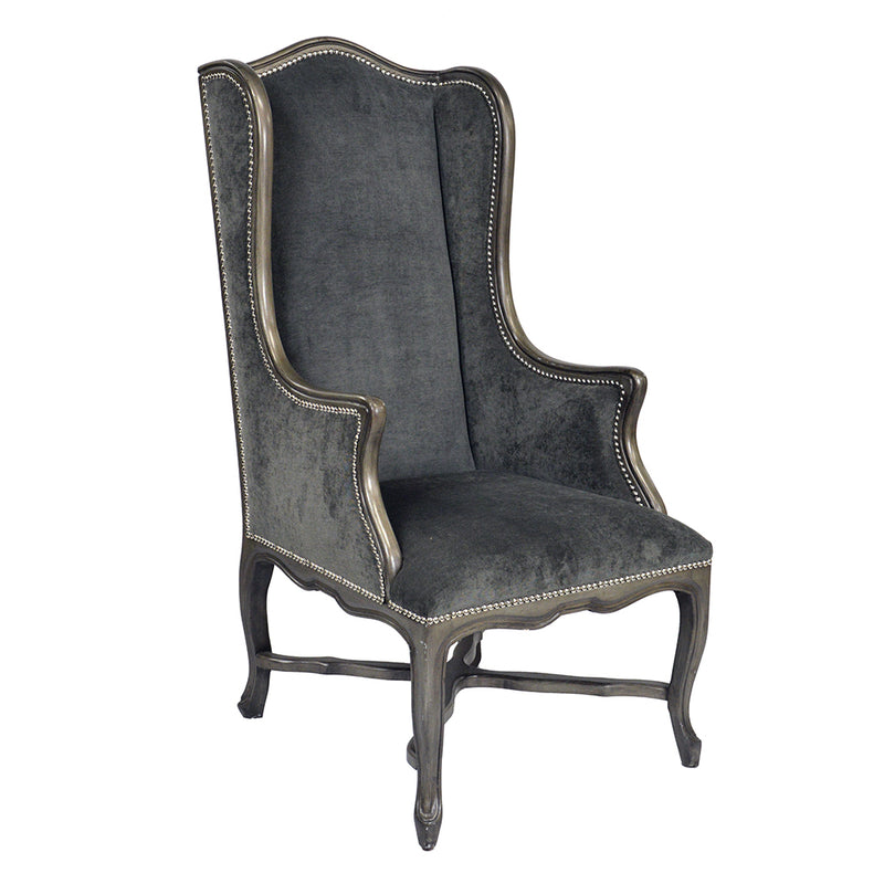 Z Traditional Wing Back Library Chair