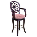 Louis XI French Spider Swivel Barstool Transitional