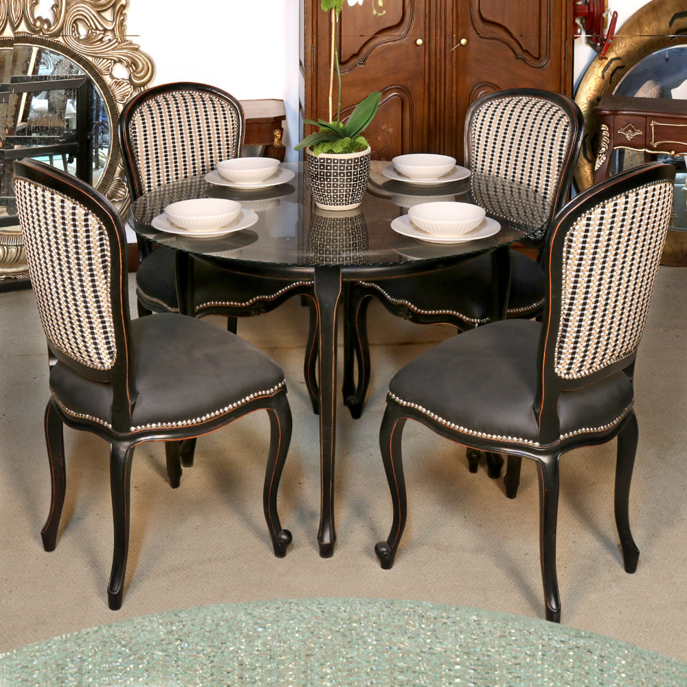 Louis XV 5-Piece Dancing Lady Dining Set