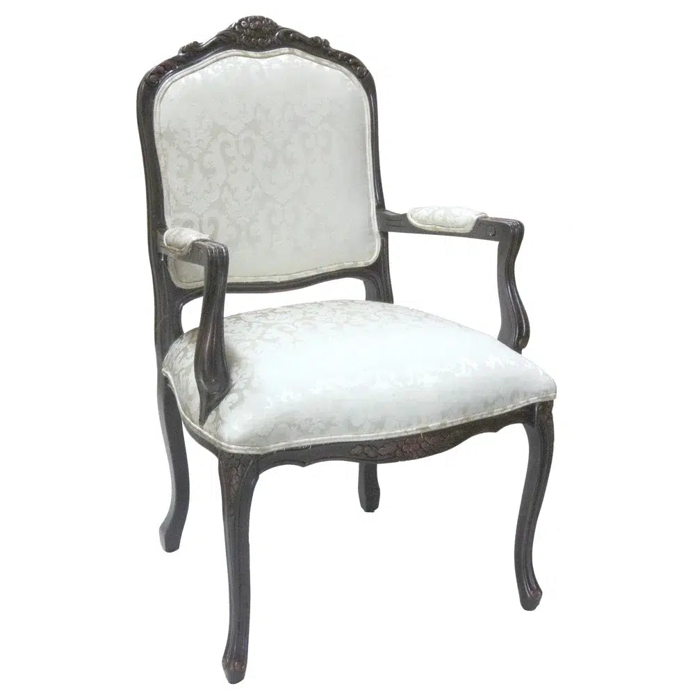 Louis XV Vintage Arm Chair With Motif Furniture