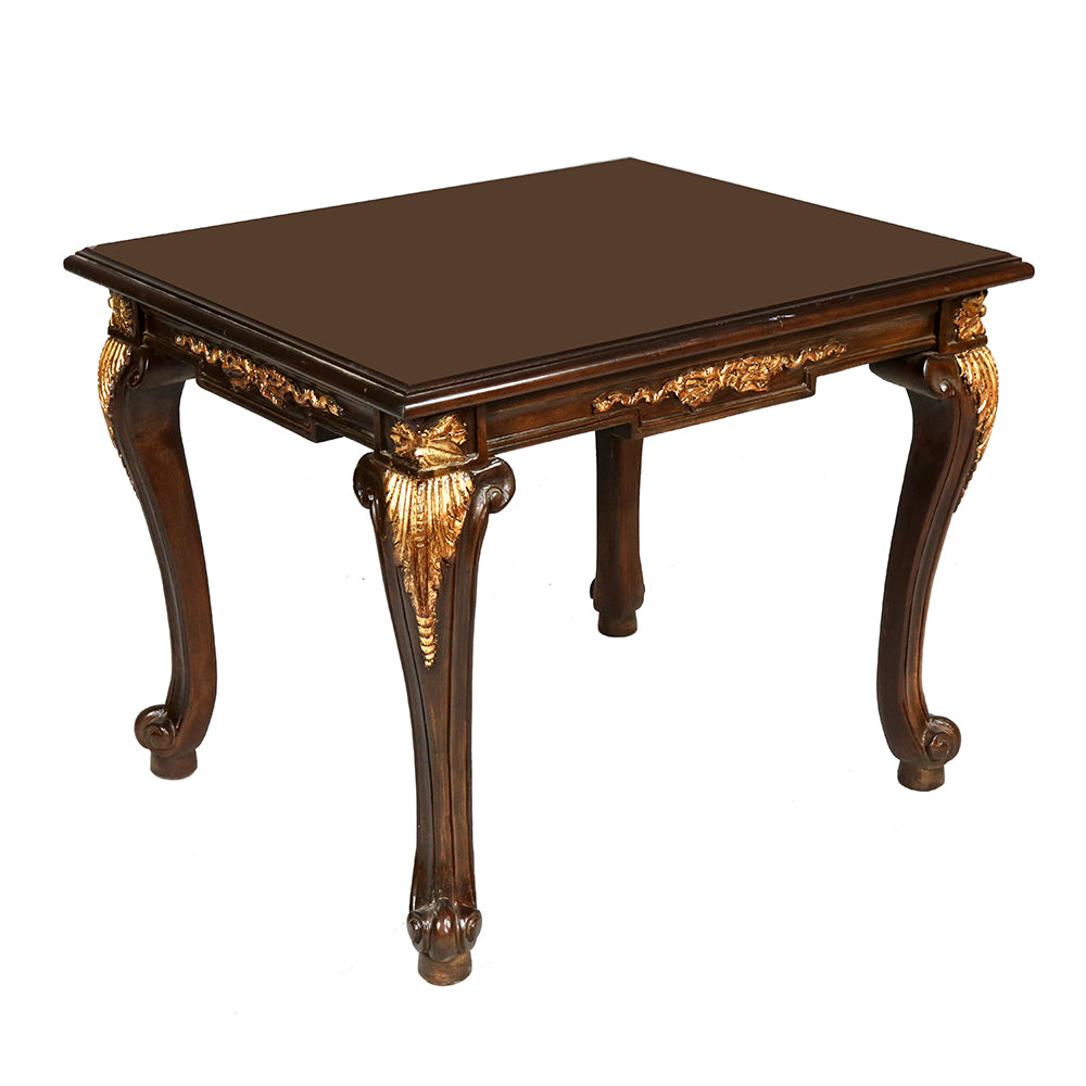 Louis XVI Dalia Wood Top End Table