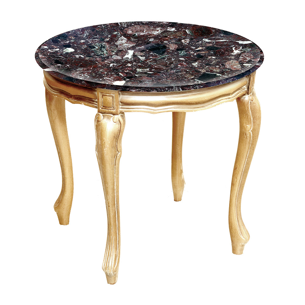 Mahsa Traditional Custom Wood Top End Table