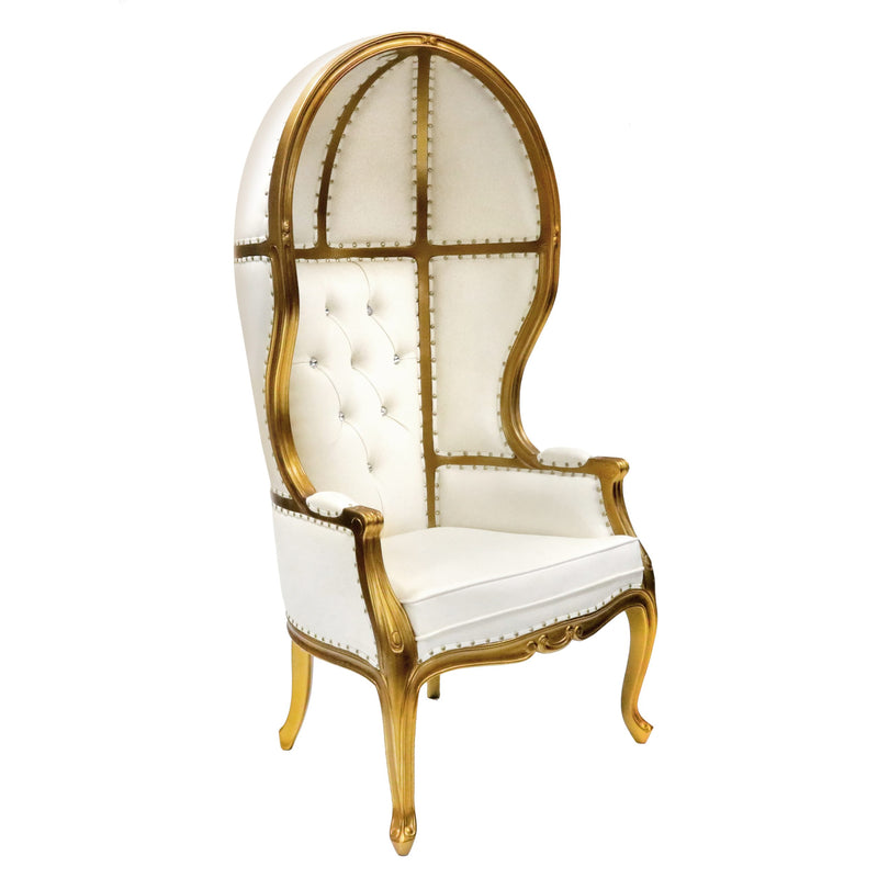 Balloon Canopy Hood Throne Lounge Chair