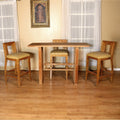 Modern Solid Wood Designer Barstool Set