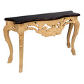 Naples Italian Marble Top Console Table