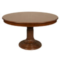 Round Spaghetti Wood Top Table