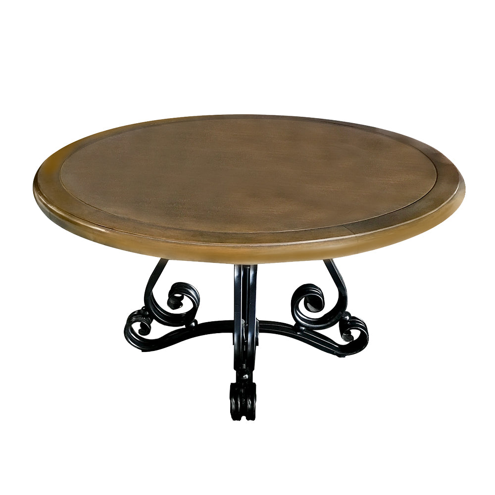T-Bone Iron Base Round Table S067TWT-1