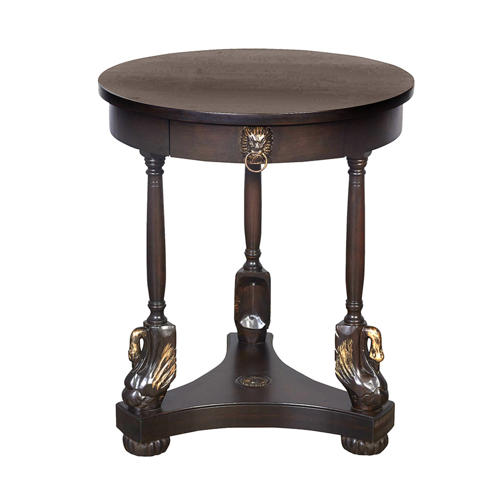 Swan Leg Accent Table Furniture S1033AT-1