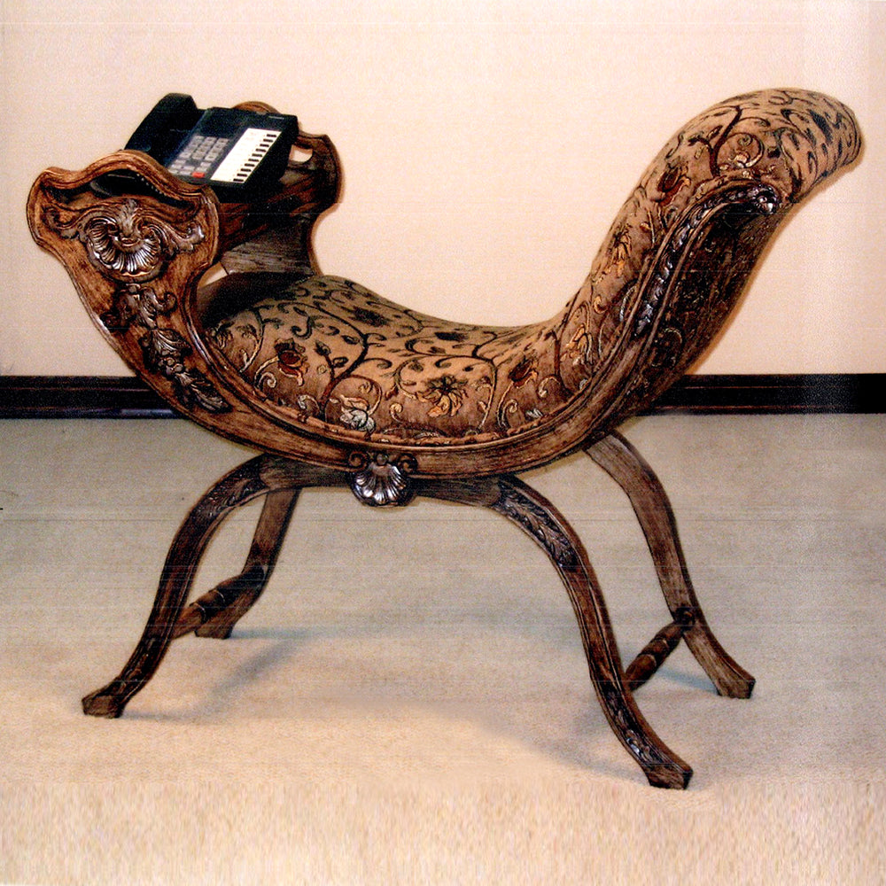 Tannaz Traditional Italian Telephone Bench S010B-1