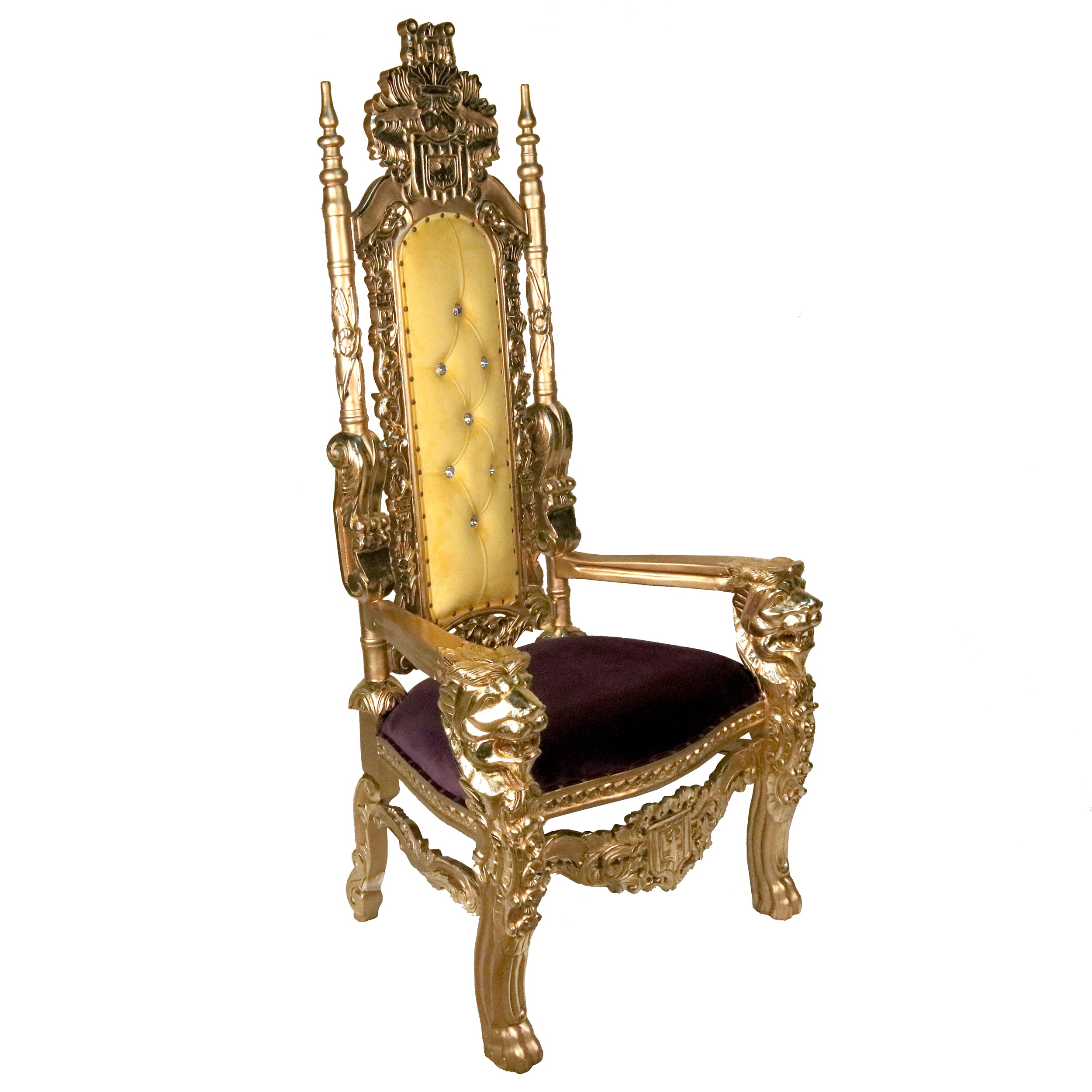 Throne King Lounge Chair White Furniture