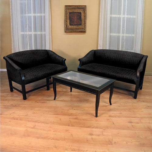 Vienna Contract Sofa Loveseat Set with Table