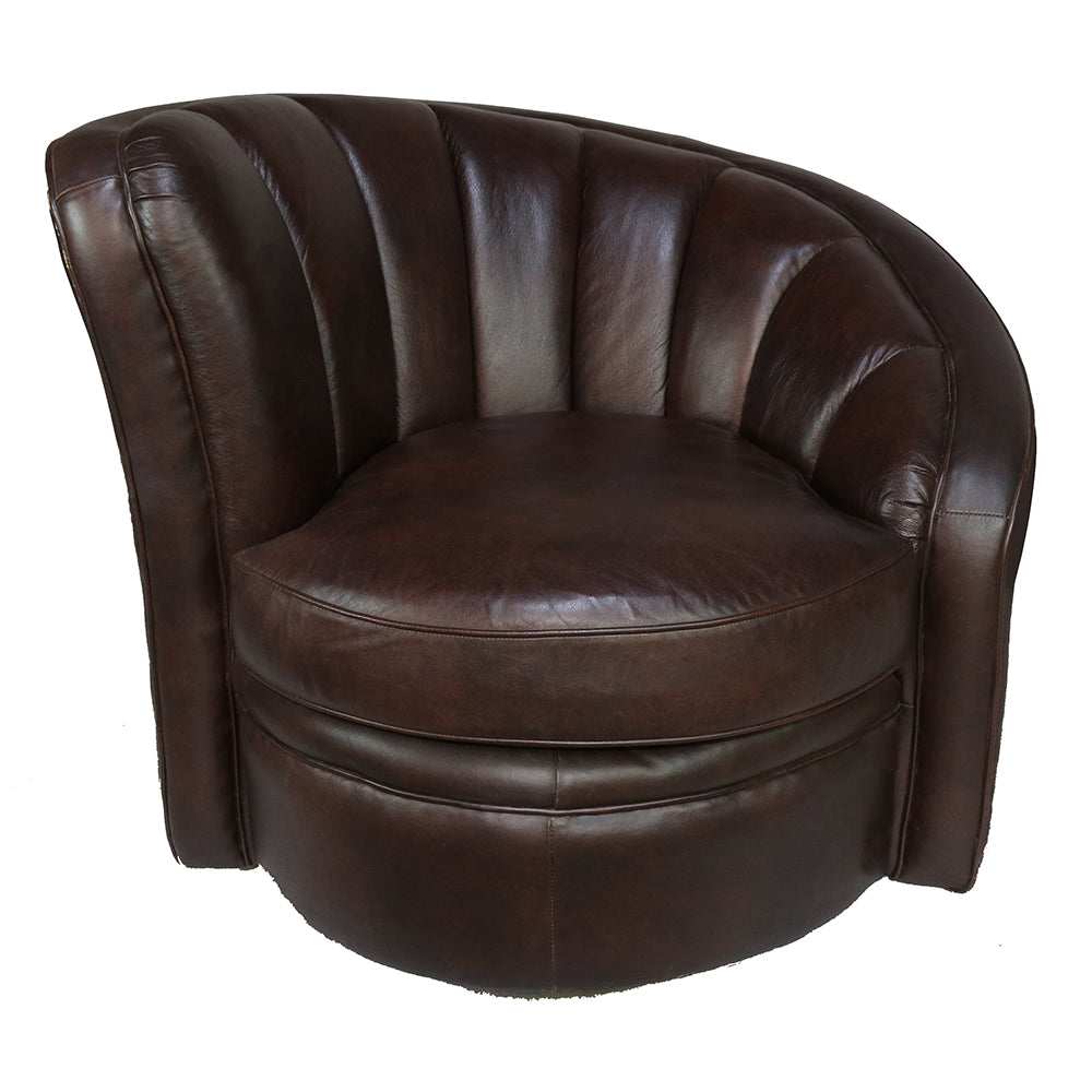 Zoro Fully Upholstered Swivel Lounge Chair