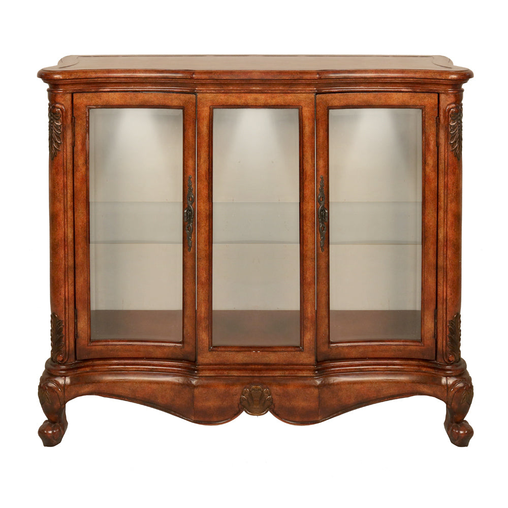 Zurich Louis XIV Traditional Display Case Curio