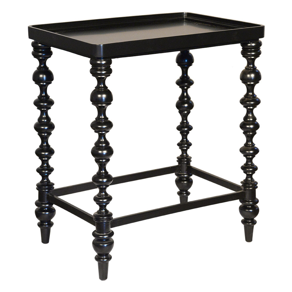 Accent Transitional Table With Removable Tray