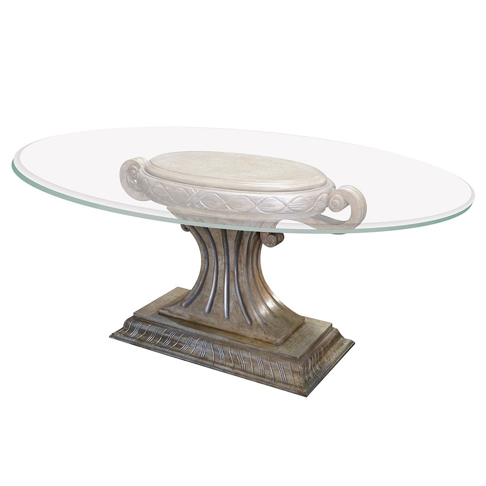 Alaeddin Oval Glass Top Dining Table_S082T-1_1