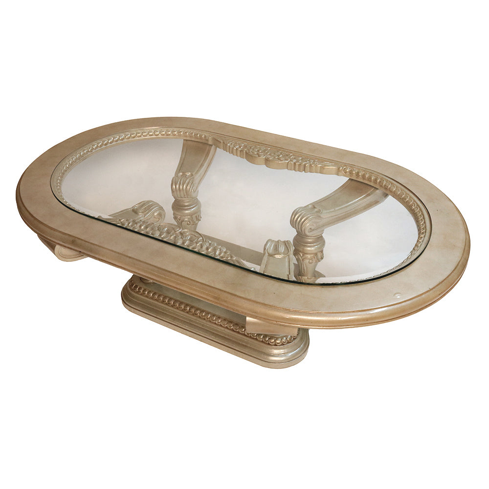 Ava Glass Top Coffee Table