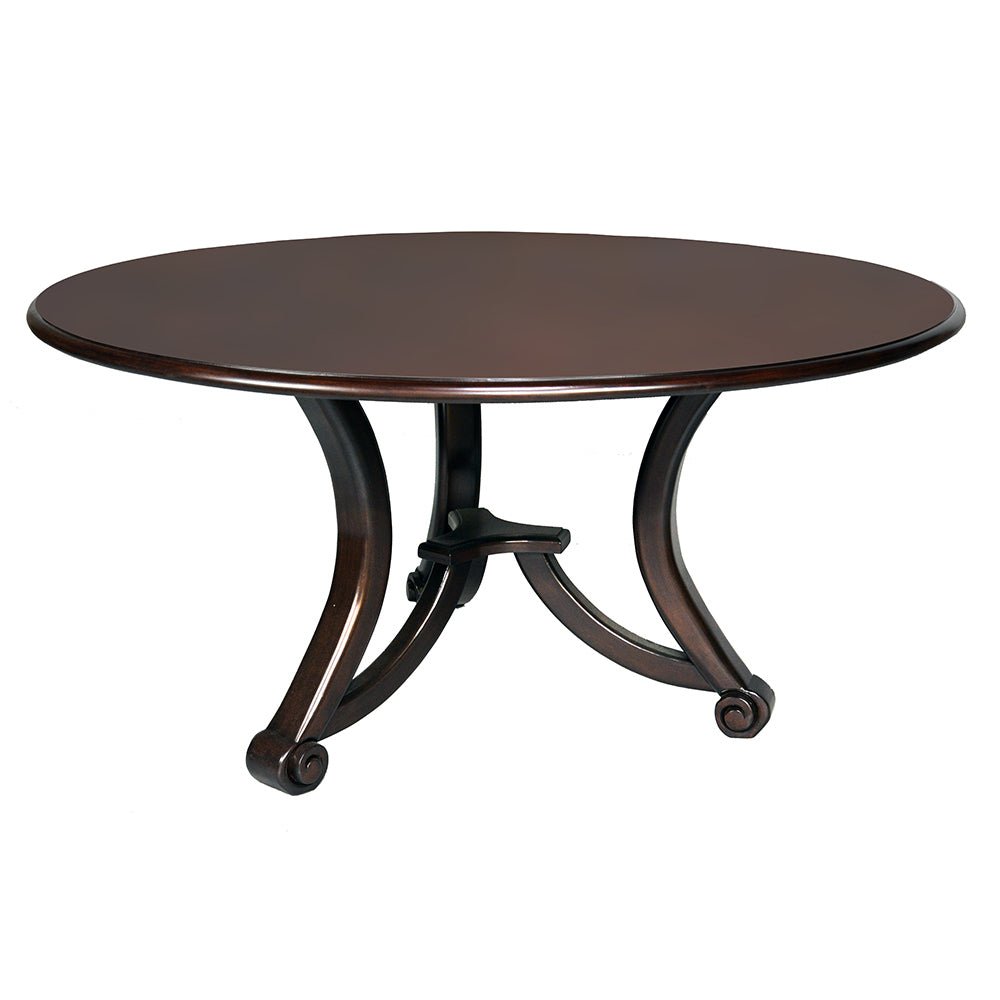 Azar Round Wood Top Entry Table_S516T-1_1