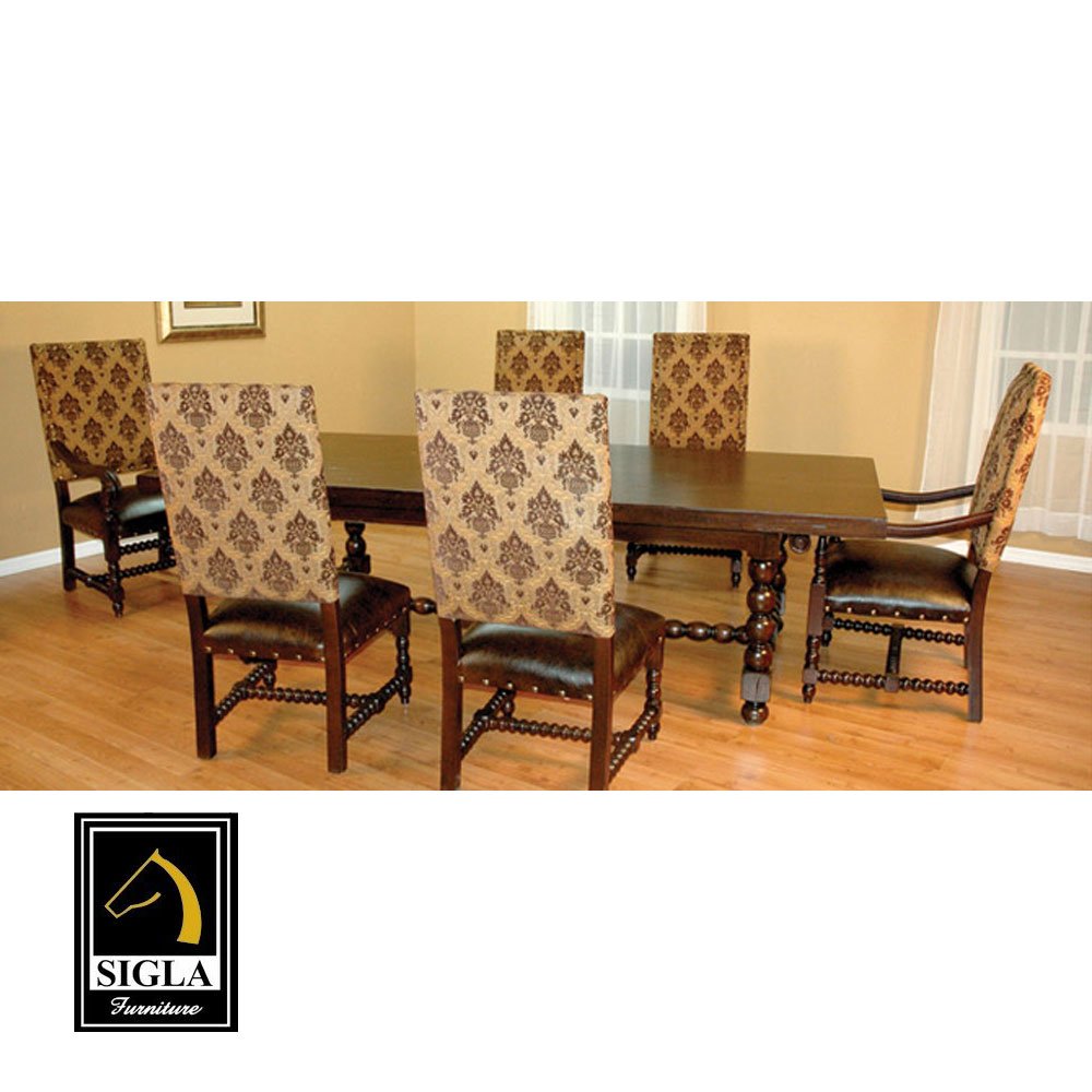 Barley Twist 7 Piece Dining Set_S855SET2