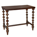 Accent Transitional Beaded Leg Table
