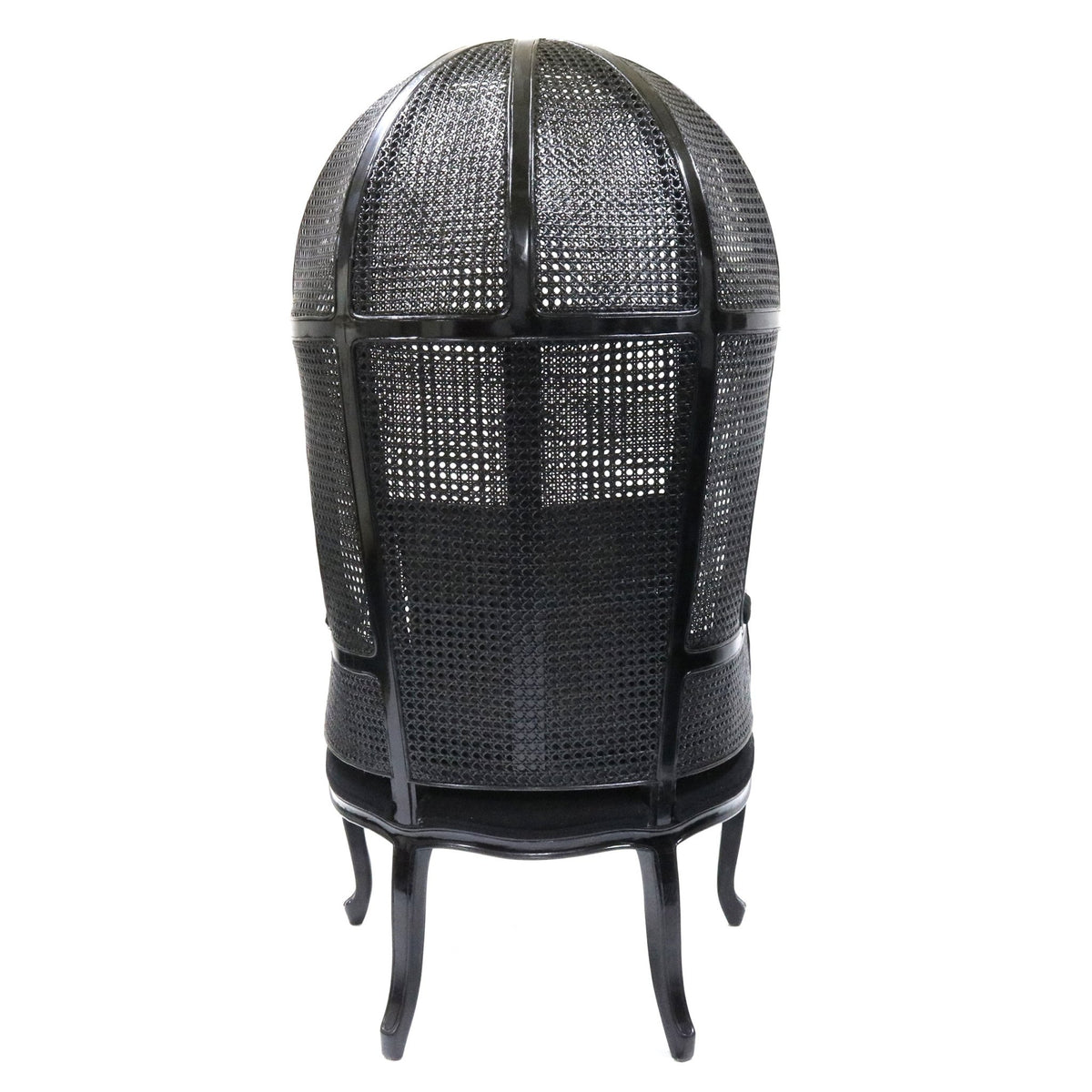 Black Cane Balloon Canopy Lounge Chair_S884LC-1_3