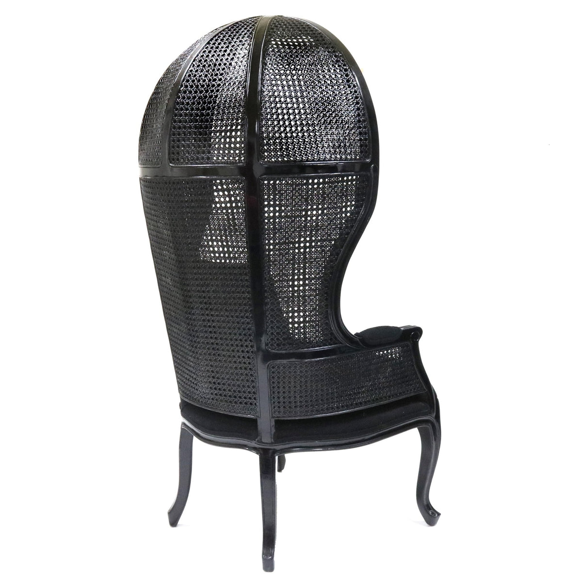 Black Cane Balloon Canopy Lounge Chair_S884LC-1_11